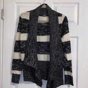 Black and white cardigan